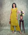 K 1189 By Naisha Rayon Jekart Manual Work Kurti With Bottom
